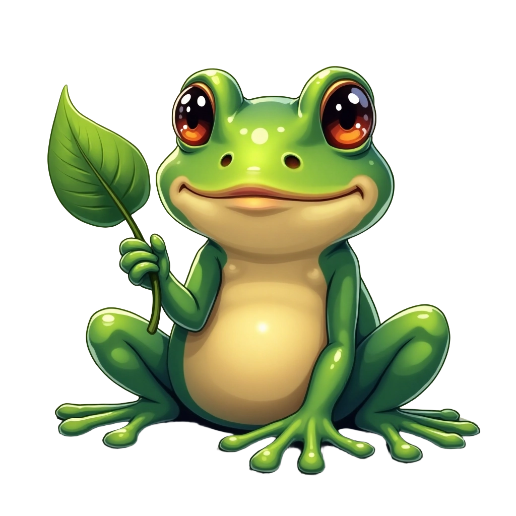 Leaf-Holding Frog